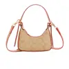 Bolso Tote Monograma Nuevo Vintage Transfronterizo, Bandolera Retro de un Solo Hombro, Diseño de Nicho, Moda de Alta Gama Estampado de Leopardo Bolso de Viaje para Niños