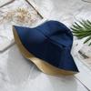 Sombrero de Mujer Estilo Coreano Sombrero de Pescador de Celebridad de Internet Sombrero de Cubeta Sombrero de Protección Solar de Estilo Japonés de Doble Cara de Ala Ancha para Sombra Sombrero de Moda de Verano para Mujer