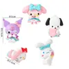 Fiesta de Té Maid Melody Kuromi KT Cat Adornos para Decoración de Pasteles Accesorios de Princesa Rosa para Niña