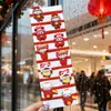 Diadema Infantil Roja Año Nuevo Goma Pequeña Año Nuevo Cuerda para el Cabello Linda y que No Lastima Adorno Festivo para la Cabeza Cuerda para el Cabello de Niñas Accesorios para el Cabello