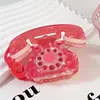 Horquilla de Acrílico con Forma de Guitarra Linda Transfronteriza para Cabello Semirecogido Pinza Mediana Nueva Pinza de Tiburón en la Parte Posterior de la Cabeza Venta al por Mayor