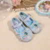 Zapatos Pequeños de Cuero para Niñas 2026 Primavera y Otoño Cómodos con Pedrería Nuevos Zapatos de Cristal Suela Suave Zapatos de Cuero Infantiles Rosados Zapatos de Baile/Presentación