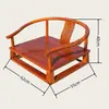 Cadeira Círculo Tatami Madeira Maciça Cadeira Zen Novo Estilo Chinês Velho Olmo Única Meditação Baixa Cadeira Círculo Sala de Chá Lazer Cadeira de Chá