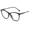 Gafas Ultraligeras Tr90 Anti-Luz Azul Hd Sin Graduación para Hombre, Estilo Casual Simple y Moderno para Mujer, Gafas Ojo de Gato a la Moda con un Toque de Alta Gama