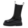 Botines Chelsea 2026 Verano Nuevo Estilo Estilo Británico Botines Cortos Hasta la Pantorrilla Suela Gruesa Elegantes Botas Martin para Mujer Primavera y Otoño Botines Individuales