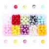 Caja de regalo con 15 compartimentos color caja ABS imitación perla cuentas sueltas material para accesorios de joyería DIY hechos a mano transfronterizo AliExpress