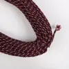 Corda Paracord 5mm Sete Fios Tecida à Mão 2m Material Artesanal DIY para Tecelagem de Pulseiras e Cordas Coloridas Trançadas