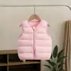 Nova Colete Quente Roupas de Algodão Infantil Colete de Bebê Primavera Outono Inverno Meninos Meninas Jaqueta Sem Mangas Engrossada Roupa Interna ou Externa
