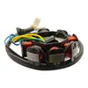 Bobina Estator Magnético para Motocicleta de Haz Curvo C100 8 Polos 70 100 110cc Partes de Bobina Magnética para Motocicleta