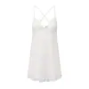 Lindo e sexy robe de dormir com decote V profundo, bojos, costas cruzadas, detalhes em renda e laço, roupa de casa XK5639
