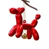 Producto nuevo transfronterizo comercio exterior cachorro de Navidad figura festiva decoración colgante adorno de escritorio de coche accesorio creativo