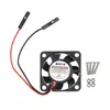Ventilador de refrigeración para Raspberry Pi 4 Generación 3ª generación 2ª generación 3007 Integrado/Terminal dividido 5V compatible con 4B/3B con tornillos