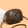 Bolso Retro Sencillo Estilo Chino para Mujer 2025 Otoño Nuevo Estilo Bolso Cuadrado Pequeño de Hombro Bolso de Mano Cruzado de Moda