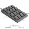 Jinweichuang gris microfibra reloj plano cabinet props stand mostrador ventana display props reloj pulsera display stand
