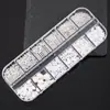 Joyería para Uñas Transfronteriza Caja de Regalo Multicolor Celebridad de Internet Japonesa Exquisita Flor Pequeña Tridimensional Uñas Accesorios DIY Cuentas de Acero