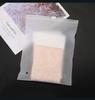 Bolsa de cremallera esmerilada para ropa al por mayor, bolsa de embalaje para calcetines, bolsa de embalaje para ropa, bolsa de embalaje para ropa interior, mascarilla