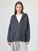 Cárdigan de punto con capucha y doble cremallera, tejido grueso con hilo de colores, nuevo estilo otoño/invierno 2026, holgado y casual, versátil para mujer
