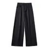 Muxi Clothing Marca de Moda High Street Estilo Americano Pantalones Curvos de Pierna Ancha Pantalones Casuales Versátiles Pantalones de Pierna Ancha