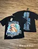 Comércio Exterior Atacado Moda Americana Emoção Mista Polvo Alienígena Strass Anjo Manga Curta Casal Estampa Total Camiseta