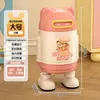 Oso de Peluche Articulado Bote de Basura Hogar Sala de Estar Inodoro de Alto Valor Inodoro con Tapa Dormitorio Lindo Creativo Cesto para Papel