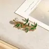 Broche de Nuevo Estilo Transfronterizo, Ramillete Colorido para Mujer, Alfiler Exquisito, Estilo Retro Europeo y Americano, Accesorio para Traje, Joyería Anti-Exposición