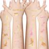 Pegatinas de tatuaje de la serie Koi, nuevas y transfronterizas, resistentes al agua, para fiestas, regalos divertidos, para hacer tú mismo, caras divertidas.
