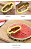 Nuevo modelo de corte de fruta de acero inoxidable, creativo artefacto para cortar sandía de verano, herramienta para moler pasta en casa.