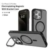 Adecuado para iPhone 16 Funda de Teléfono con Soporte Magnético para Lente, Funda de Teléfono Apple 17E con Cubierta Protectora de Cristal para Lente