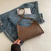 Bolso de Hombro Único Estilizado Retro Bolso de Mano para Mujer 2024 Nuevo Bolso de Mano de Moda Bolso de Hombro Único Bolso Simple de Media Luna