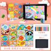 Nuevo Naha Naohai pintura de arena creativa para niños niños y niñas hecho a mano DIY colorear juguetes educativos traje venta al por mayor