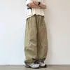 Fornecimento Direto da Fábrica Leve Funcional para Exterior Calças Cargo Paraquedista Retro Japonês Masculino Outono Soltas Finas Longas