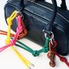 En stock bolsa miu colgante bolsa de cuerda de cuero PU suministro de material semiacabado accesorios de llavero de cuerda anudada