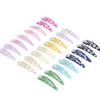 Grampo de Cabelo DIY com Base Bb Clip, Presilhas Pequenas Coloridas Doces, Grampo Fofo Colorido para Franja, Acessórios para Bobby Pins