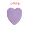 Venta al por mayor, juego de borlas para polvos con cojín de aire para maquillaje de belleza, sin ángulo muerto, flocado, borla triangular en forma de corazón, borla facial de doble uso húmeda y seca.
