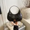 Bolso Acolchado Transfronterizo para Mujer, Nuevo Diseño de Nicho Otoño/Invierno 2025, Bolso de Hombro Cruzado Único, Bolso de Axila Tipo Dumpling