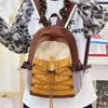 Mochila Retro de Bloques de Color para Hombres y Mujeres 2026 Nueva Moda Mochila Escolar para el Campus Ligera Mochila Deportiva para Exteriores Senderismo Montañismo