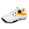 Sapatos de Golfe com Botão Giratório para Casais, Sola Removível Antiderrapante, Sapatos Profissionais para Esportes ao Ar Livre