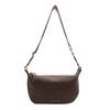 Bolsa pequena da moda primavera 2024, bolsa feminina simples, estilo retrô, alça larga, bolsa de ombro para trabalho, bolsa mensageiro, bolsa de axila