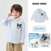 Camisa de Manga Larga de Algodón Puro Estilo Europeo para Niños, Nuevo Modelo Otoño 2026, Ropa Infantil Primavera y Otoño, Camisa para Niños, Moderna