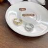 Lan Zhi Chapado en Oro Real Simple Planeta Amor Metal Viento Frío Joyería Anillo de Apertura para Niña de Hardware de Corea del Sur para Mujer