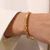 Pulsera de Acero Inoxidable Pulsera de Perlas Incrustadas de Moda Transfronteriza Joyería de Mano Nueva Retro Europea y Americana para Mujeres de Acero de Titanio Todo Fósforo
