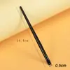 Pincel para delineador de ojos de punta fina pincel recto para cejas lápiz de delineador de ojos de cabeza plana delineador de ojos en crema portátil pincel de maquillaje herramienta de belleza
