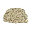 Gorro de Ganchillo Hecho a Mano de Estilo Étnico para Viajes de Primavera y Verano para Mujeres, Sombrero de Ganchillo Artístico Vintage, Gorro Elegante para Ponerse