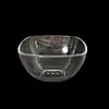 Restaurante Hotel PC Transparente Resistente a Caídas Acrílico Bol para Ensalada Tazón para Té Giratorio Olla Caliente Imitación Vidrio Taza para Lavado a Mano