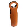 Bolsa individual para botella de vino tinto transfronteriza portátil bolsa de regalo de cuero PU para una botella de vino bolsa para vino extranjero grabada con láser