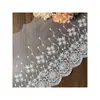 Nova decoração de cortina e janela, acessórios de bordado para vestido de noiva, acabamento de renda 35cm, bainha de saia de renda, acessórios de vestuário em estoque