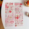Adesivos de Desenho Animado Fofos, Adesivos para Caderno, Adesivos para Estudantes Meninas, Adesivos de Material, Copo de Água Guka, Decoração de Capinha de Celular Padrões Pequenos