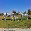 Escultura de animal de fibra de vidrio personalizada, gran grúa de jardín al aire libre, ciervo sika, conejo, panda, dinosaurio, adornos decorativos