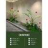 Planta Verde Simulada Paisajismo Helecho Cabeza de Mono Seda Dorada De Pie Planta Biónica China Decoraciones de Paisaje Interior Adornos Plantas Falsas en Maceta