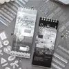 Libro de Pegatinas Troqueladas de Poesía de Micro-Objetos Crepúsculo, Pegatinas Decorativas con Adorno de Encaje Estilo Ins, Collage de Regalo DIY para Journaling